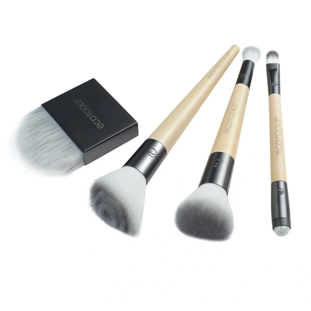 EcoTools “Love Your Skin” Makeup Brush Set 4-Piece Kit NWT
